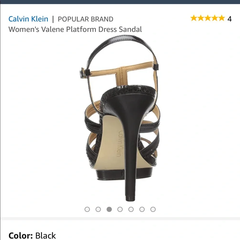 Calvin Klein new  Valene Platform Dress Sandal